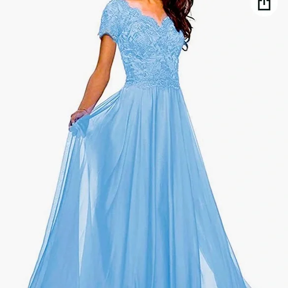 sachin and babi light blue dress Blue Mother Of Bride Dresses Sheath Square Neck Sequins Tea Length Mot